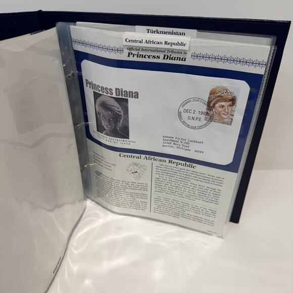Official International Stamp Tributes to Princess Diana - 8 First Day Covers - Picture 7 of 11